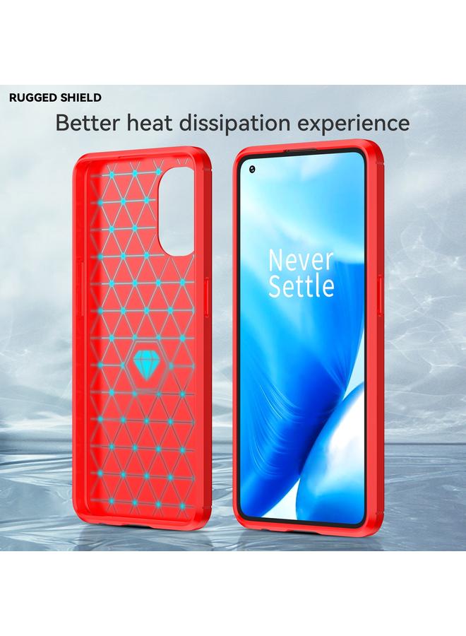 اس-توب جراب لهاتف OPPO Reno7 Lite مصنوع من ألياف الكربون TPU بملمس ناعم - Image 2