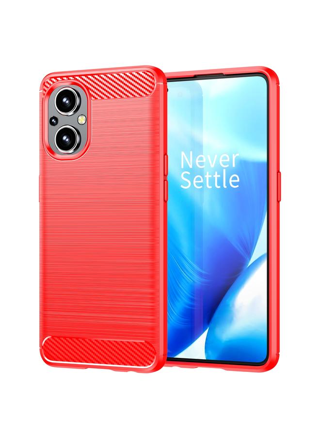 اس-توب جراب لهاتف OPPO Reno7 Lite مصنوع من ألياف الكربون TPU بملمس ناعم - Image 1