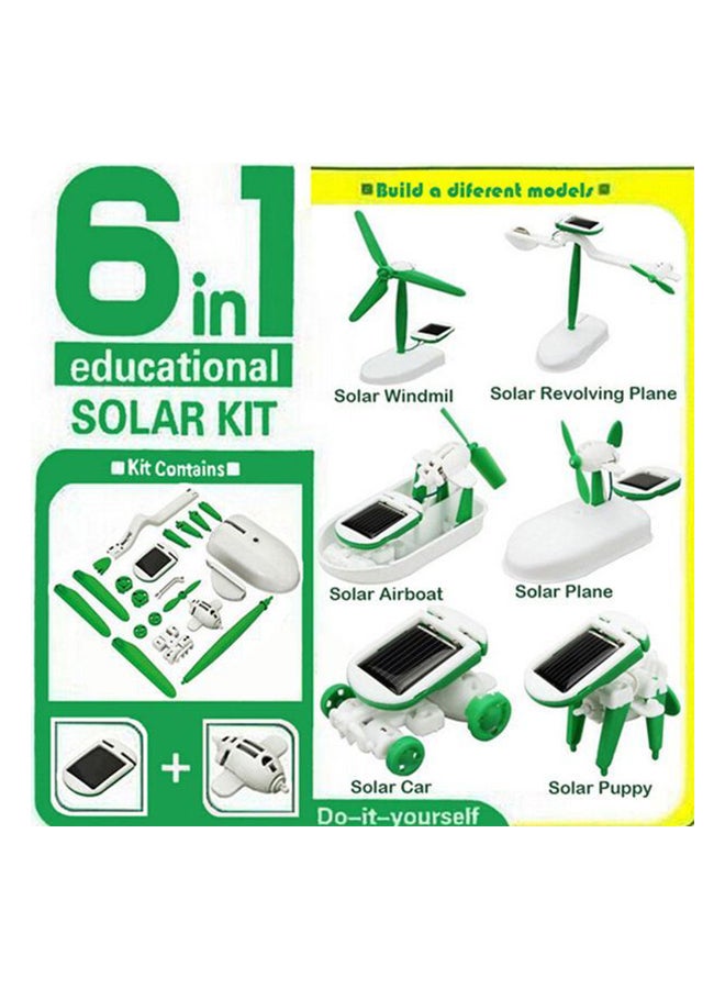 مجموعة ألعاب روبوت تعليمية 6 في 1 تعمل بالطاقة الشمسية ويمكنك تركيبها بنفسك ETH-76 - Image 2