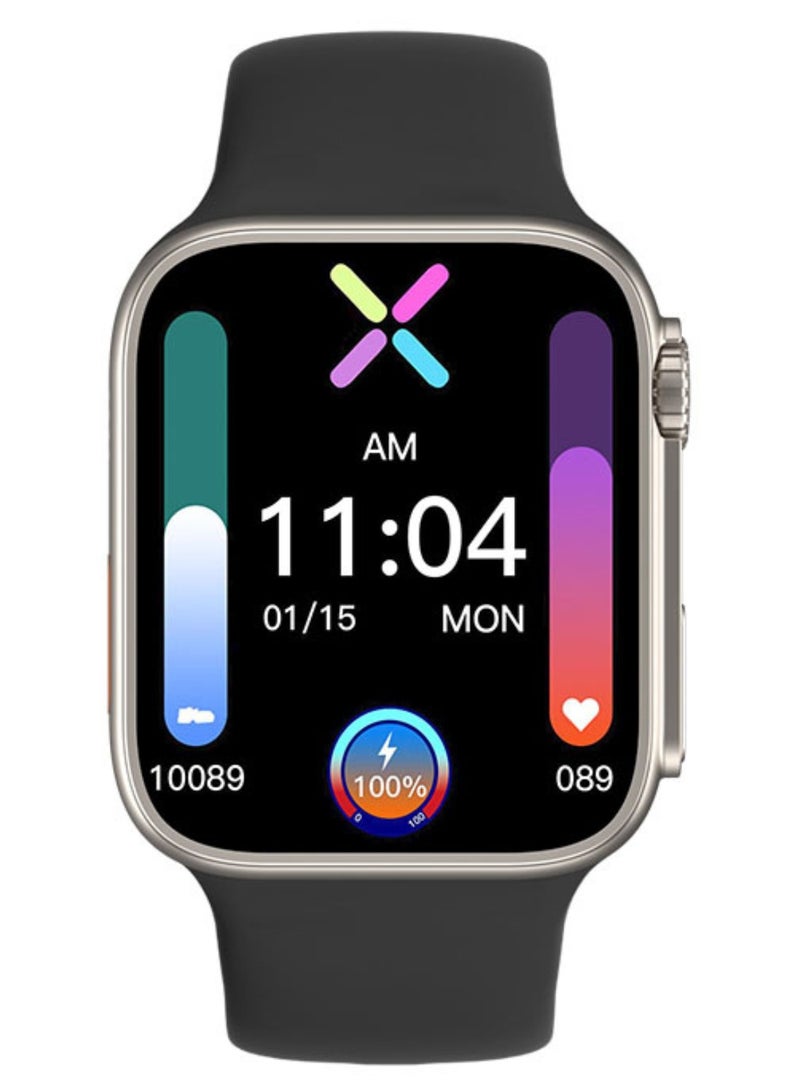 ProOne ProOne PWS07 Smart Watch with Bluetooth Call, Health Monitoring, 1.85" HD Touch Screen, Fitness Tracker, Voice Assistant, Wireless Charging, Compatible with Android & iOS  - Image 1