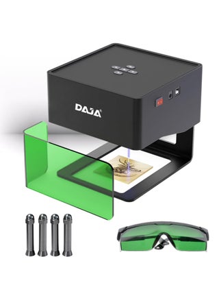 Starwell DAJA DJ6 Laser Engraver DIY Marking Portable Engraving Machine for DIY Handcraft Logo Mark Printer 80x80mm Carving Area with 4PCS Raised Columns + Goggles Support Wireless Mobile Connection Wood - pzsku/Z65AB20AF6E7FEDDB30B1Z/45/1747151622/4a9124c6-2d3a-451e-a407-85c957ffcbfb