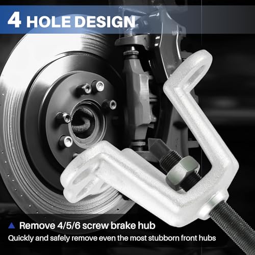 DASBET Front Hub Installer Puller Tool | Axle & Front Wheel Hub Puller, Universal FWD Front Wheel Removal Tool Duck Puller Auto Repair Tool - Image 5