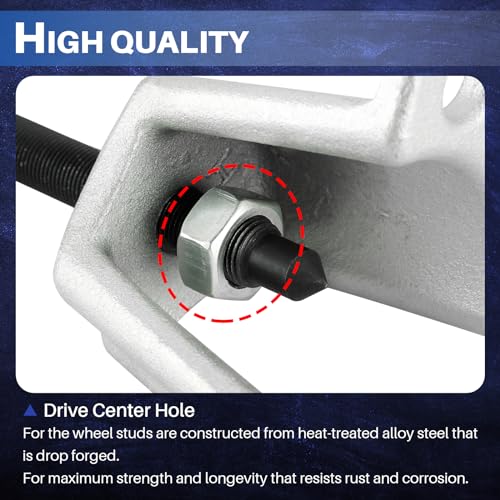 DASBET Front Hub Installer Puller Tool | Axle & Front Wheel Hub Puller, Universal FWD Front Wheel Removal Tool Duck Puller Auto Repair Tool - Image 3