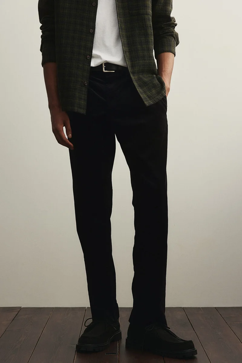 H&M Reglar Fit Corduroy Trousers