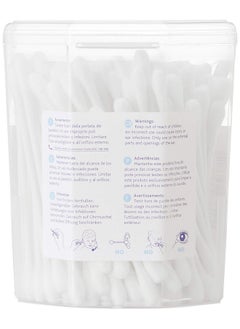Chicco Cotton Tips With Ear Cleaning Protection, Made Of Paper Stem, Safe And Hygienic For Babies, Biodegredable (160 Pieces)  - Image 2