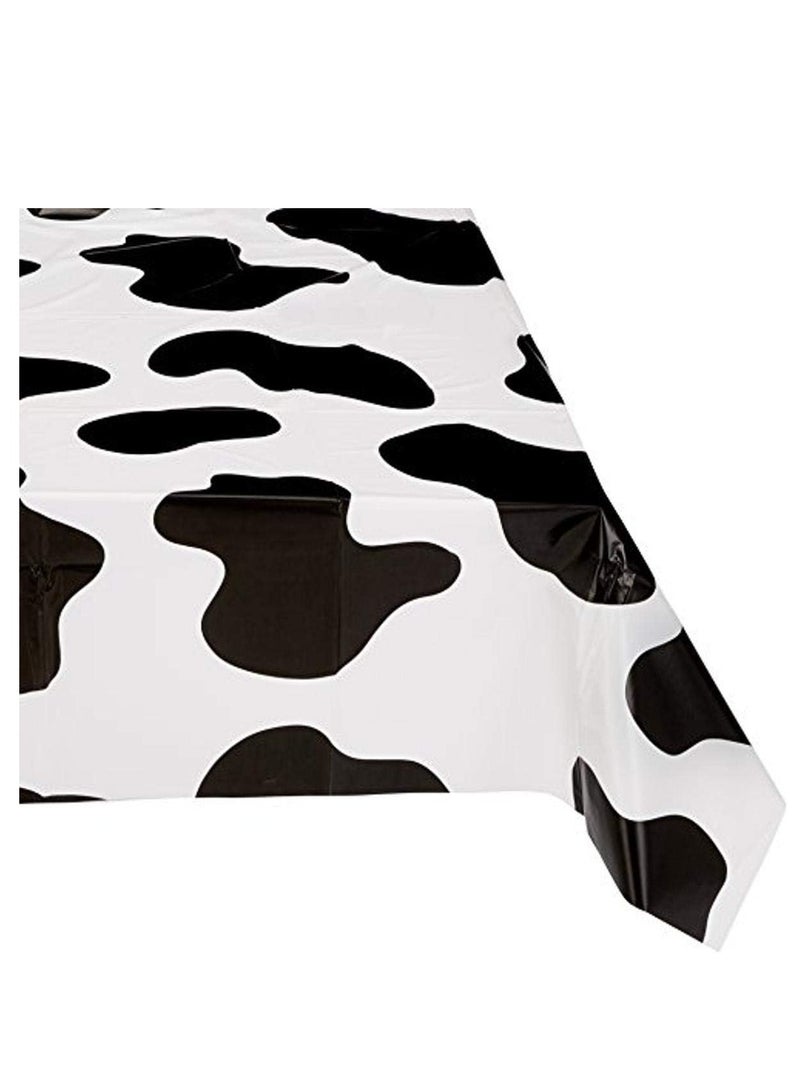 Rhode Island Novelty 54 Inch x 72 Inch Cow PNT Plastic Tablecloth One Per Order - Image 1