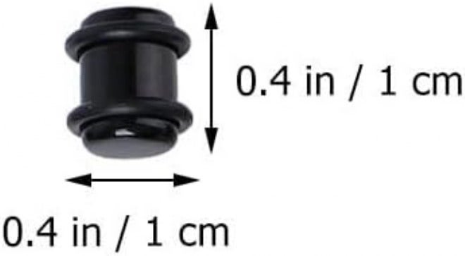 54pcs Black Acrylic Ear Stretching Tools Ear Expansion Set Tunnel Plugs Auricle Starters Body Piercing Jewelry for Women and Men - Image 2