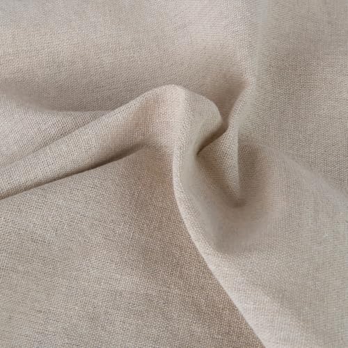 LOVOUS Muslin Linen Fabric Embroidery Linen Cloth Needlework Fabric Garments Crafts Accessories Backing Material Quilting Sewing Draping 21 by 62-Inch - Image 5