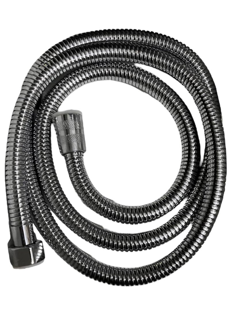 globus Premium Stainless Steel Flexible Handheld Shower Hose, Chrome, 1.5m  - Image 2