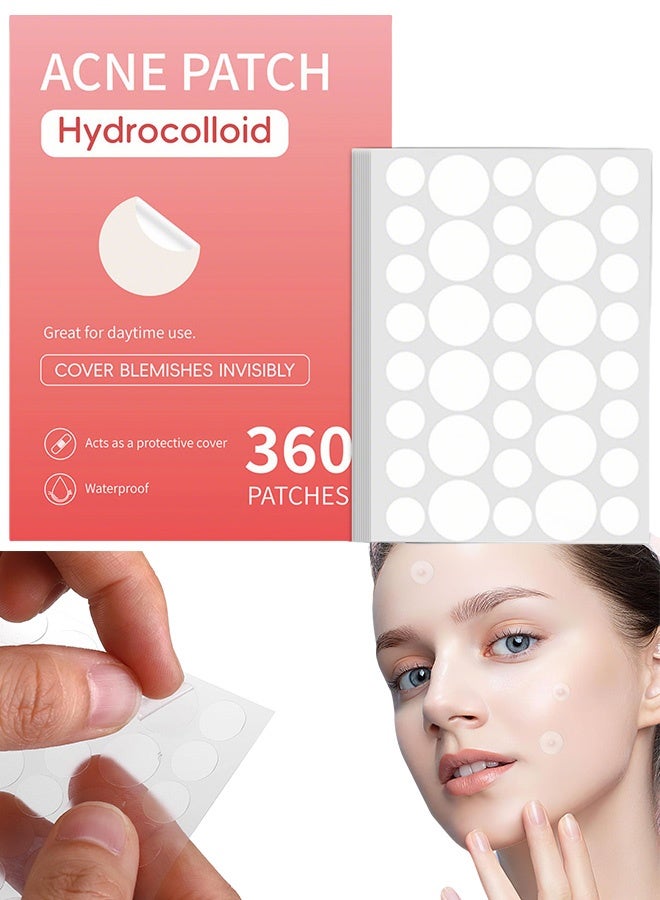 Acne patch 360 Count Pimple Patch Acne Covering Stickers For Face And Skin For Men And Women Daily Skin Care - Image 1