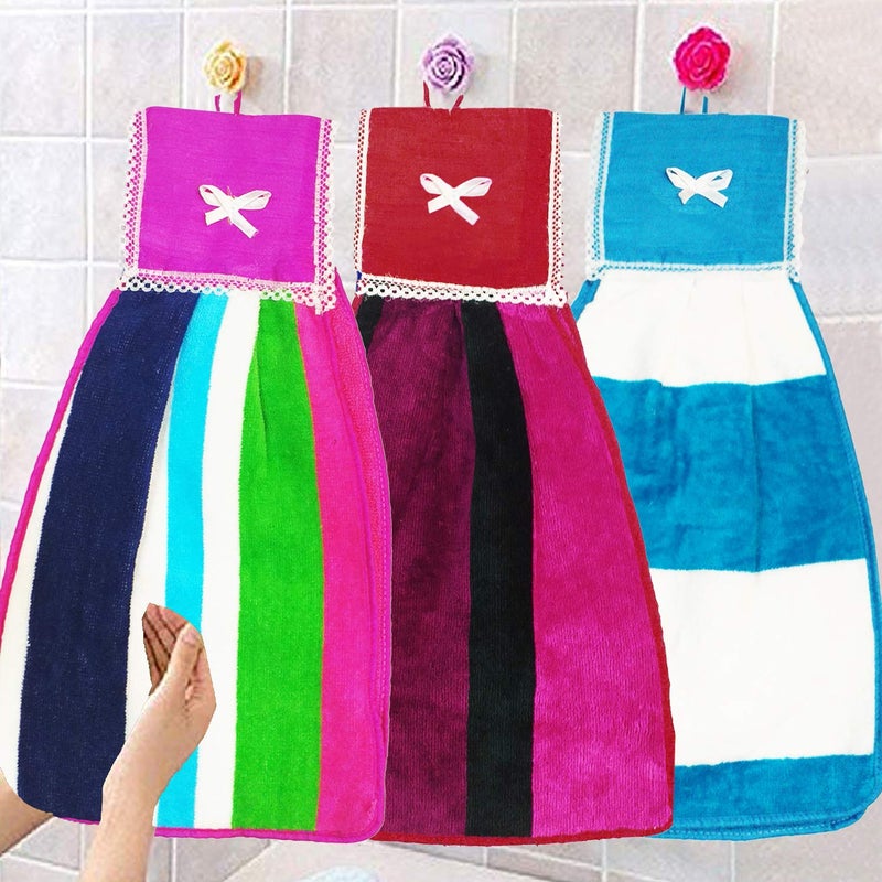 Kuber Industries Kuber Industries Cotton Napkin (3 Pieces, Multicolor)  - Image 1