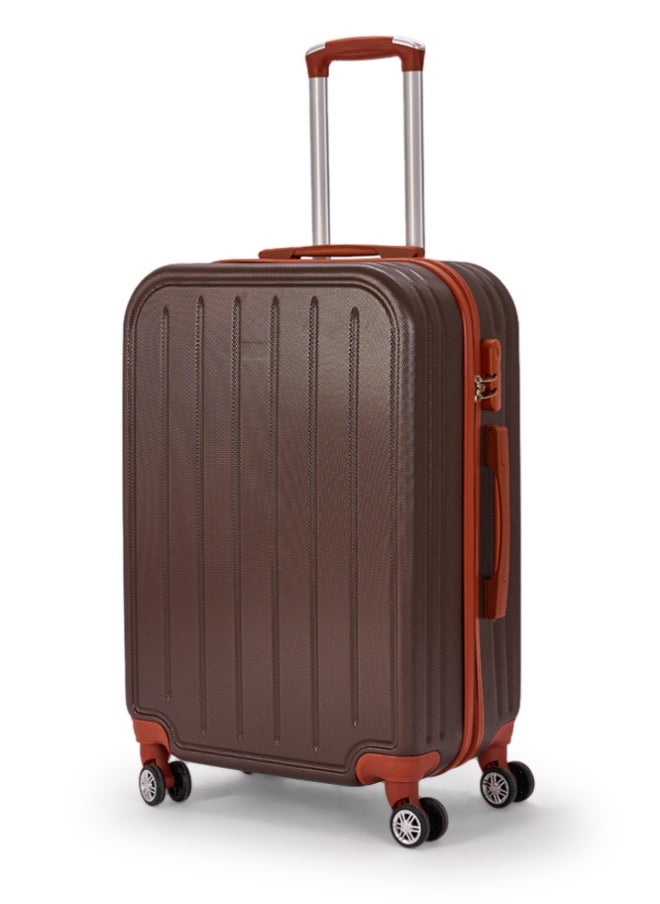 ليمرا طقم شنط سفر مكون من 6 حقائب أمتعة لون بني بمقاس 32"/28"/24"/20"/16"/12 انش  - Image 3
