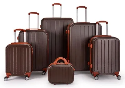 LIMRA A travel bag set consisting of 6 luggage bags Brown color, size 32"/28"/24"/20"/16"/12 inches