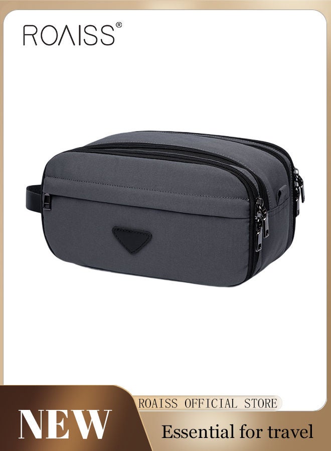 roaiss Makeup Storage Bag Multifunctional Handbag Travel Portable Bag Toiletry Bag Coin Purse Comfortable and Portable - Image 1