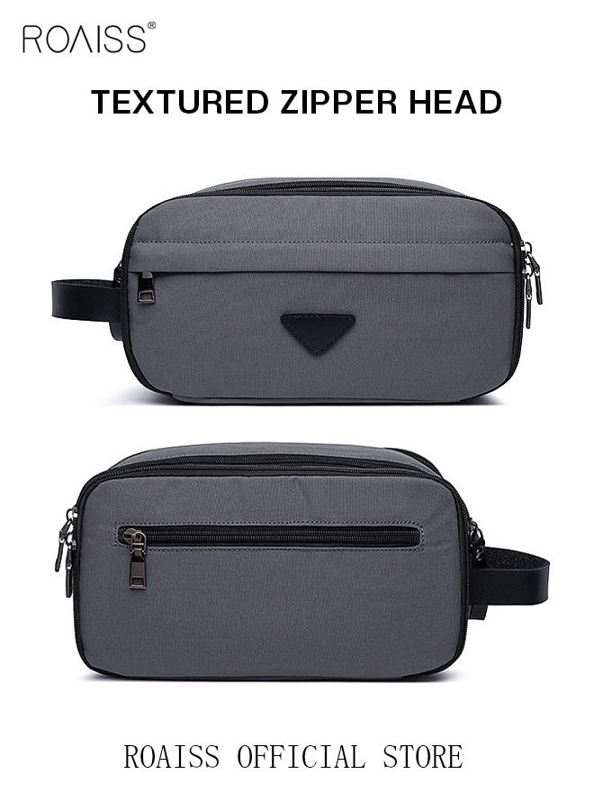roaiss Makeup Storage Bag Multifunctional Handbag Travel Portable Bag Toiletry Bag Coin Purse Comfortable and Portable - Image 2