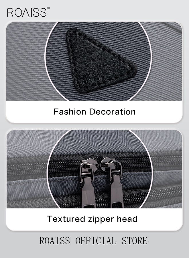 roaiss Makeup Storage Bag Multifunctional Handbag Travel Portable Bag Toiletry Bag Coin Purse Comfortable and Portable - Image 5