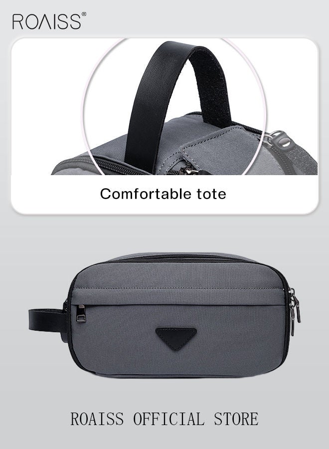 roaiss Makeup Storage Bag Multifunctional Handbag Travel Portable Bag Toiletry Bag Coin Purse Comfortable and Portable - Image 4