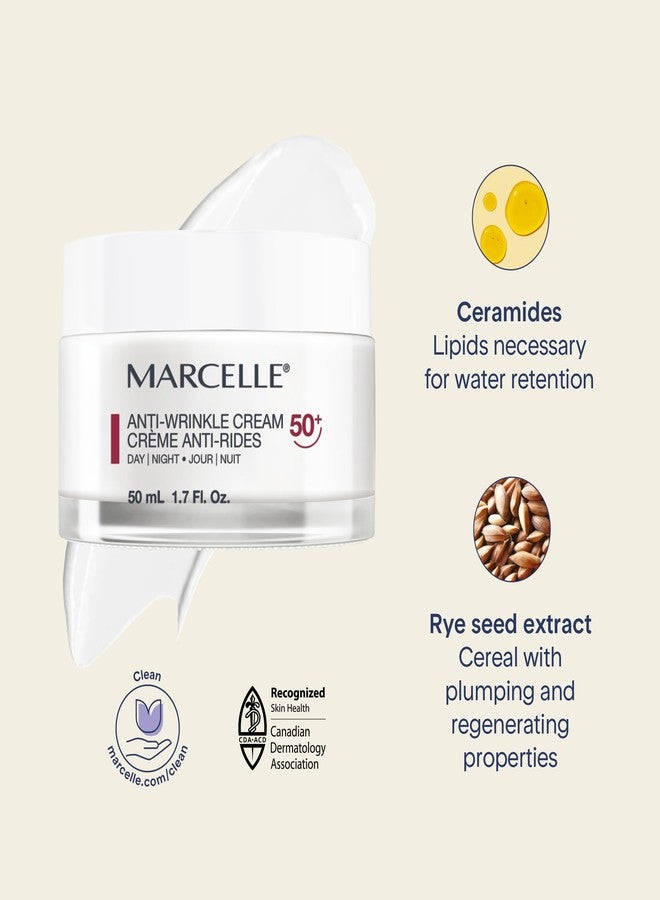 MARCELLE Anti-Wrinkle Cream, Ages 50+, 1.7 ounces - Image 2
