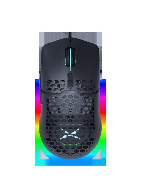 Colorful M700BU Wired Mouse Game FPS E-Sports NIP Lightweight Cave Mouse CSGO Eating Chicken Lol-Color:M700 Black Model (3389 Supports Up To 16000dpi)