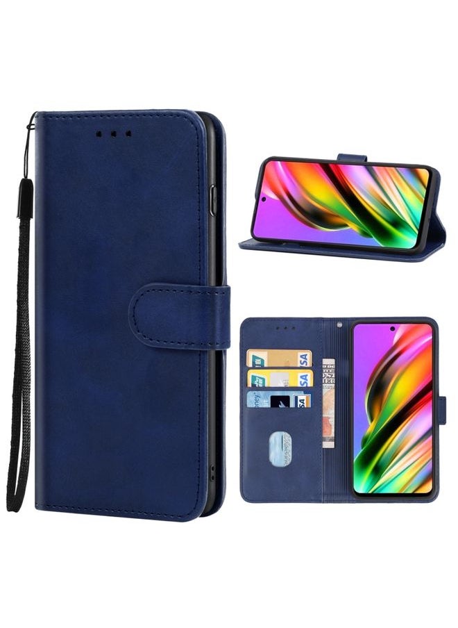 BGM - Case Cover Leather Phone Case For BLU G91 Max Blue - Image 1