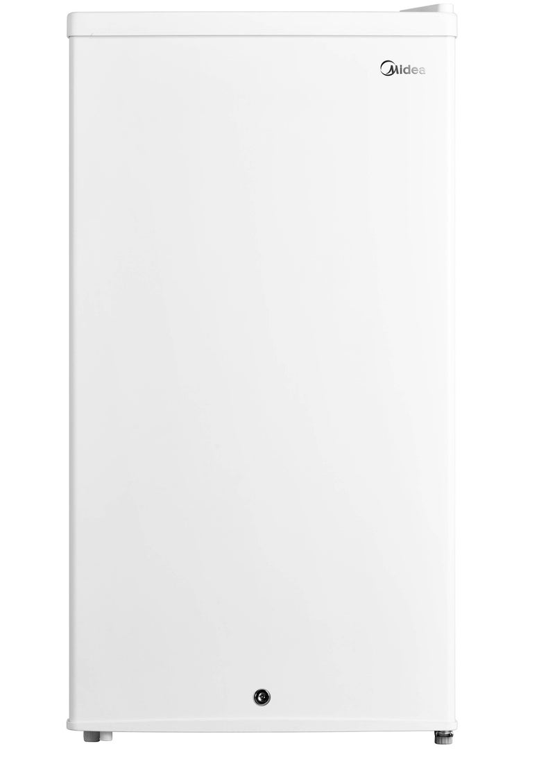 Midea Office Refrigerator, 85 litres, 3Cu.Ft, 120 kW MDRD133FGU01 White - Image 1