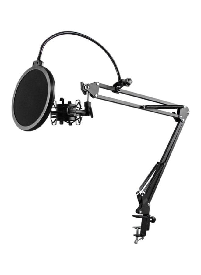 NIBEMINENT Microphone Scissor Arm Stand With Filter - Image 1