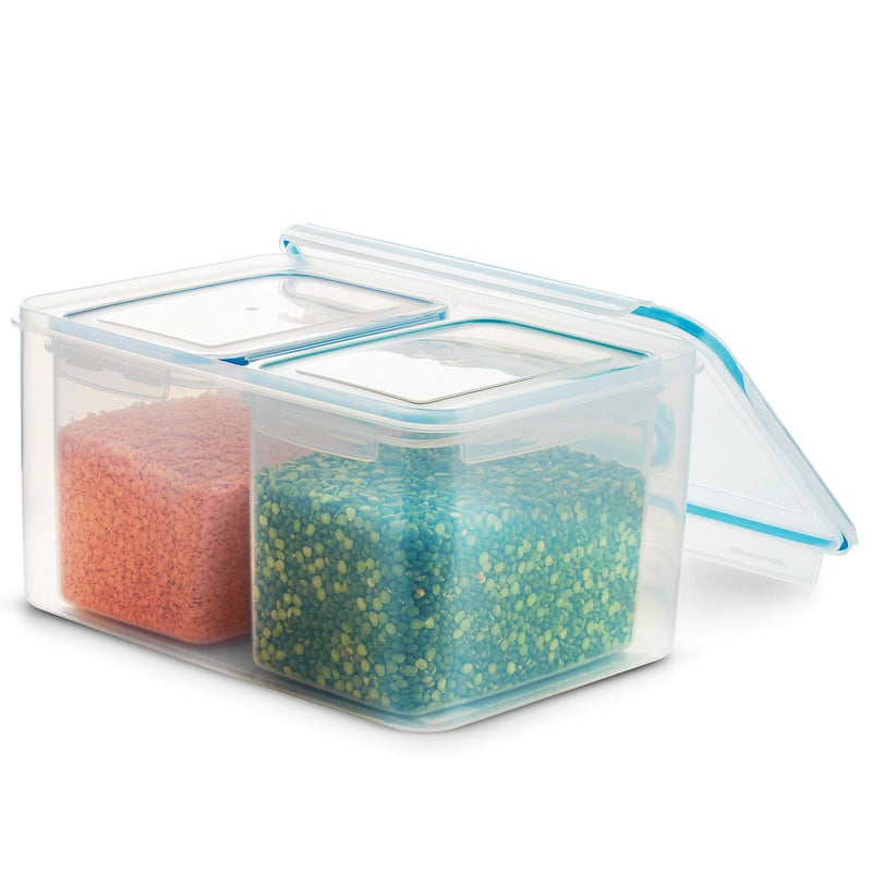 Komax Biokips Extra Large Rice Container - Airtight Food Storage Containers for Rice  Baking Supplies  or Dry Food - 48.6 Cups Rice Dispenser w/Handle + 2 Nestable 15.2 Cups Food Containers (3-Pack) - Image 3