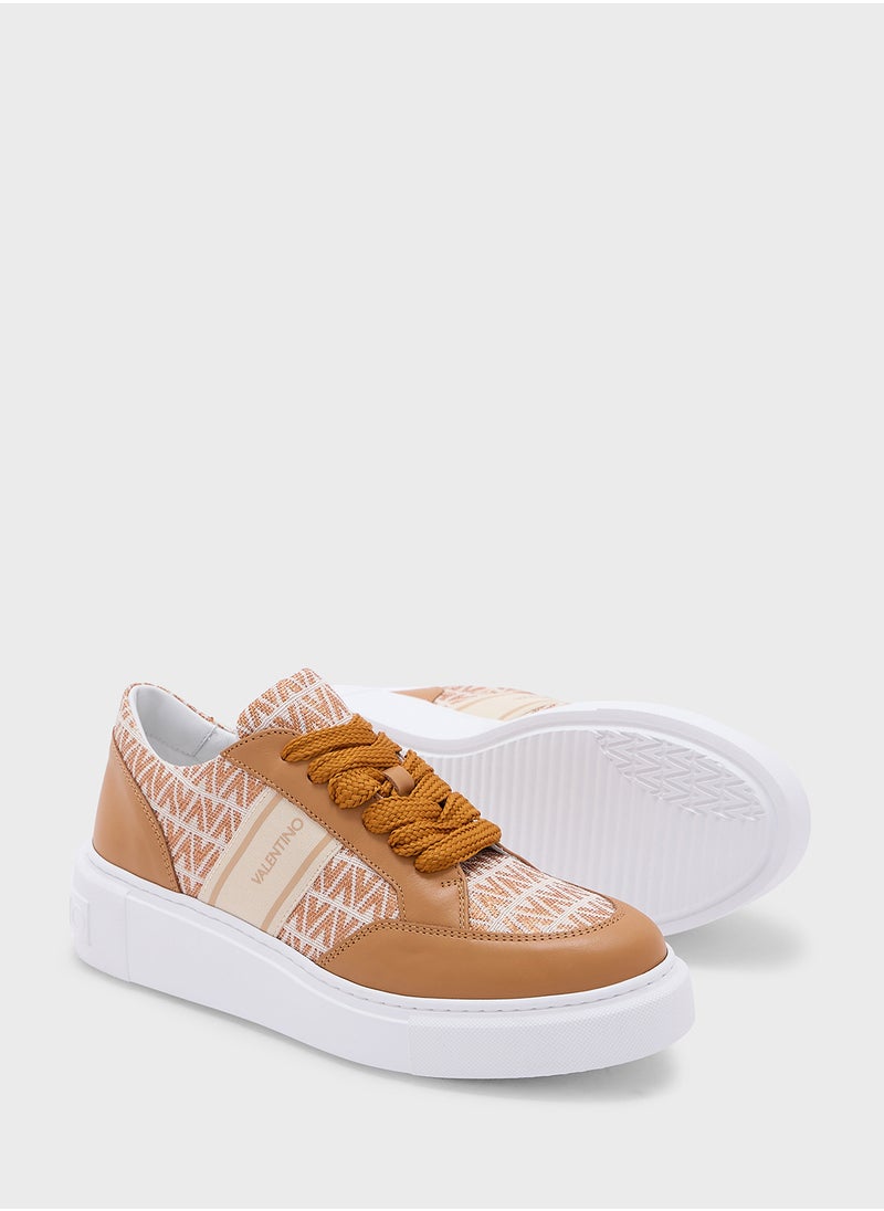 VALENTINO BY MARIO VALENTINO Lace Up Low Top Sneakers  - Image 3
