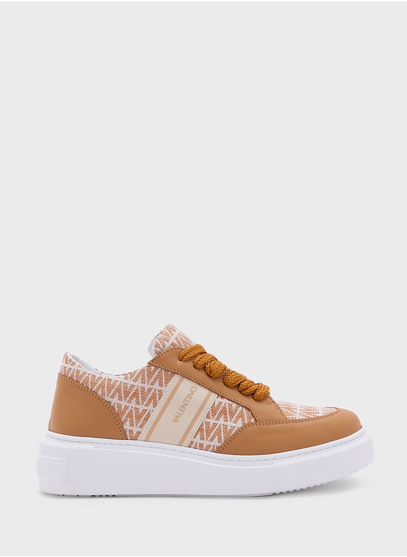 VALENTINO BY MARIO VALENTINO Lace Up Low Top Sneakers  - Image 1