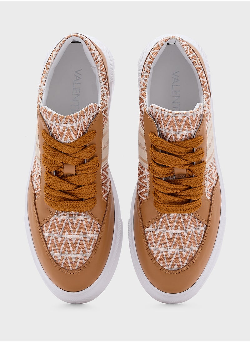 VALENTINO BY MARIO VALENTINO Lace Up Low Top Sneakers  - Image 4