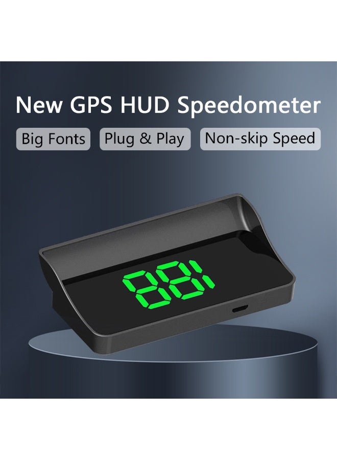 HUD Car HUD Head-Up Display Beidou GPS Universal Satellite Speedometer High-Definition Car Locator Suitable for All Models - Image 1