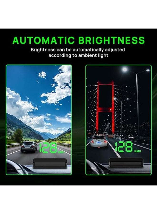 HUD Car HUD Head-Up Display Beidou GPS Universal Satellite Speedometer High-Definition Car Locator Suitable for All Models - Image 3