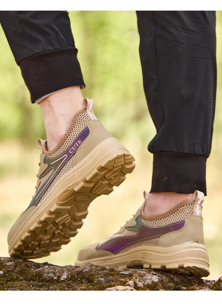 Cute Summer Labor Insurance Shoes Anti-smashing Anti-piercing Breathable Large Mesh Wear-resistant and Non-slip Safety Shoes - Image 3