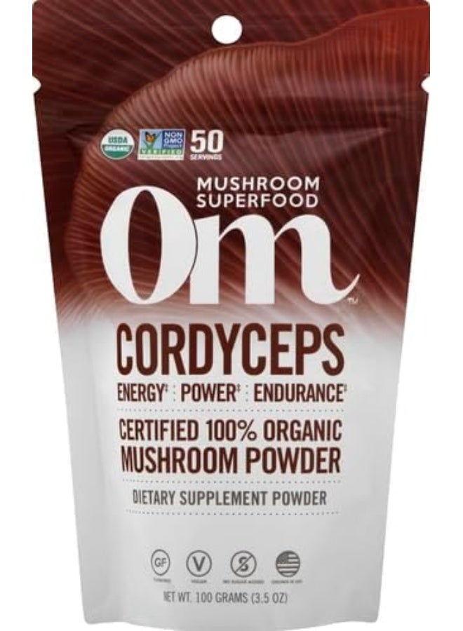 OM Cordyceps Organic Mushroom Powder 100g - Image 2