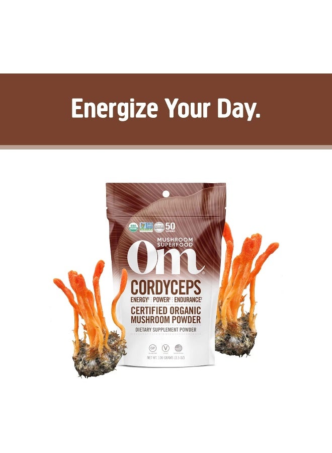OM Cordyceps Organic Mushroom Powder 100g - Image 4