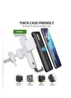 EHOME Wireless Car Charger,10W Qi Fast Charging Auto-Clamping Car Mount,Windshield Dash Air Vent Phone Holder Compatible iPhone 13/12 Pro max/12/11/11 Pro/11 Pro Max/Xs MAX/XS/XR/X/8/8+ (Black)  - Image 5