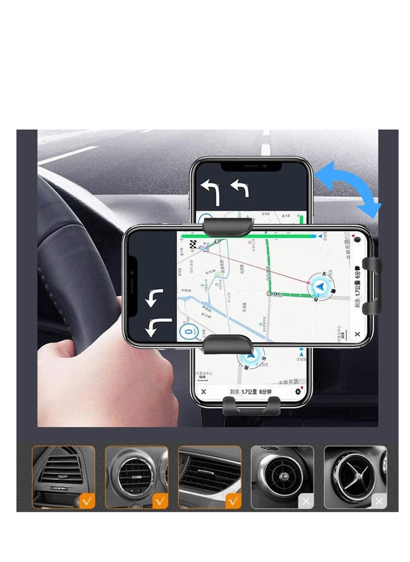 EHOME Wireless Car Charger,10W Qi Fast Charging Auto-Clamping Car Mount,Windshield Dash Air Vent Phone Holder Compatible iPhone 13/12 Pro max/12/11/11 Pro/11 Pro Max/Xs MAX/XS/XR/X/8/8+ (Black)  - Image 4