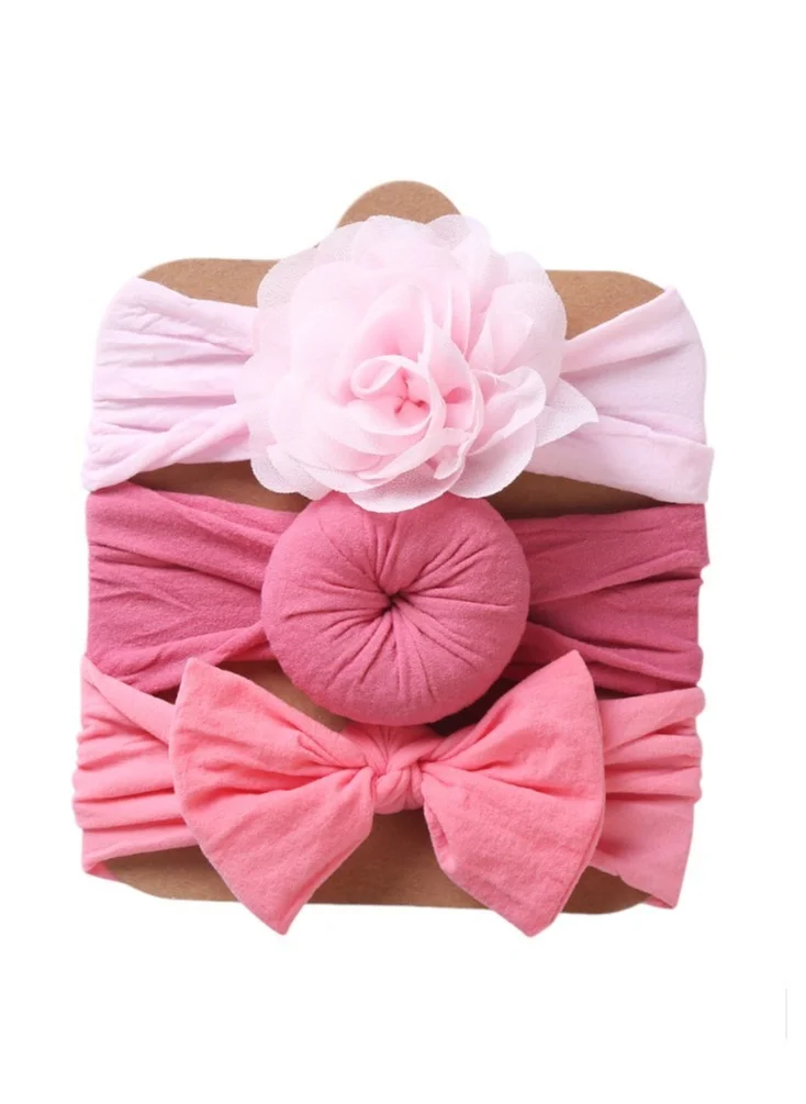 Bambimici Bambimici - Aya Assorted Cute Soft Turban for Babies - Pink