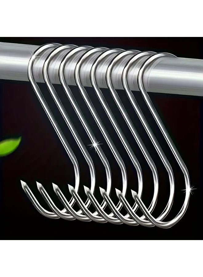 15pcs Heavy Duty S Hooks 5.12 Inch Extra Long Stainless Steel Heat Cold Resistant - Image 2