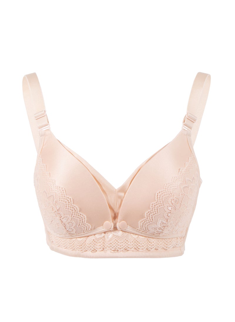 Okus - Full Cup Maternity And Nursing Bra Beige Large - Image 1