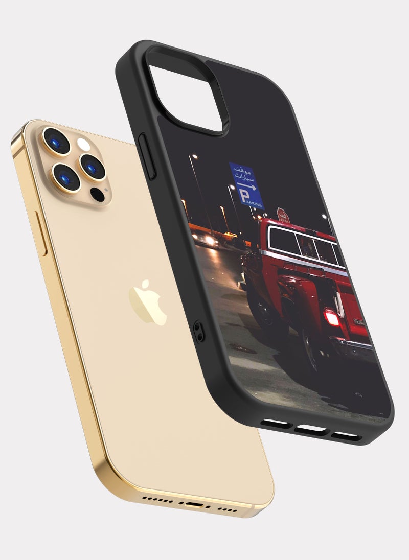 بكسلات كفر ايفون 12 برو جمس بهبهاني احمر - Image 2