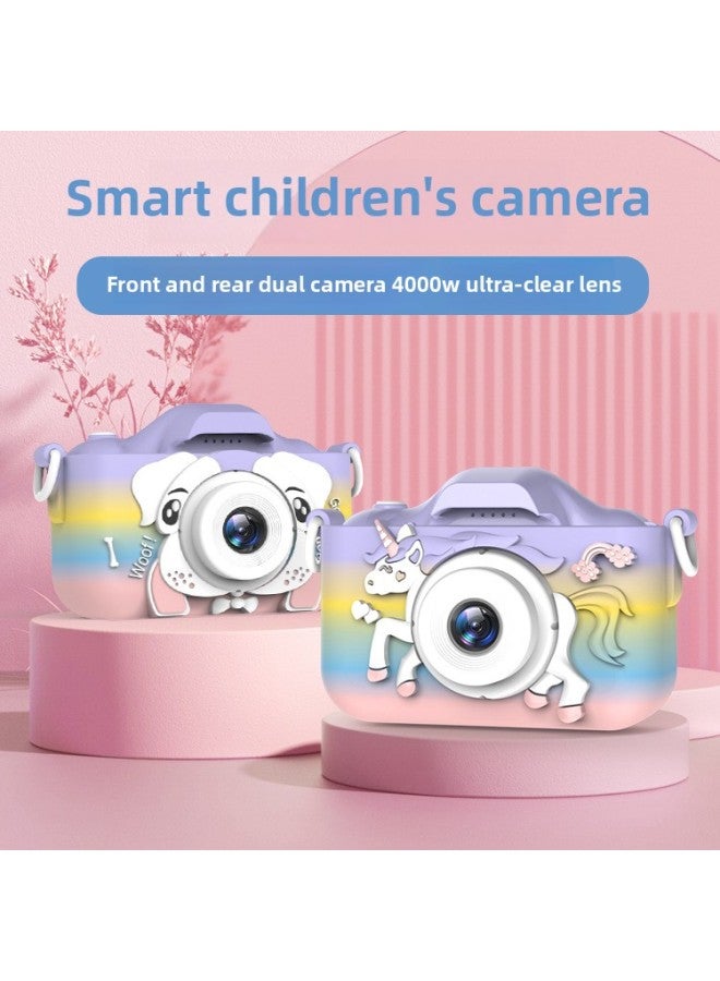 Generic Popular Student Kidsren's Camera 4800W Dual Camera Educational Game Camera Children's Day Gift-Body Color:32G Memory Card  - Image 1