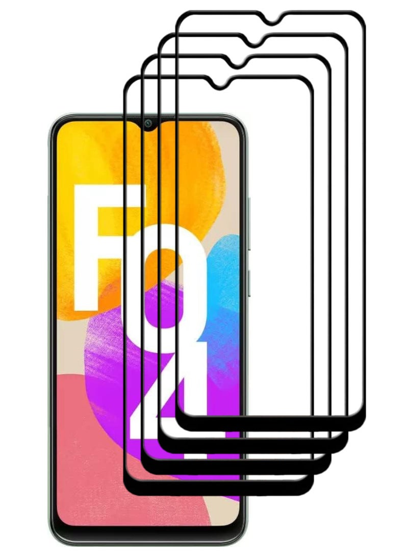 ACLIX 4 Pieces Antistatic ESD Dustproof Premium Quality High Definition Tempered Glass Screen Protector Designed For Samsung Galaxy F04 - Image 1