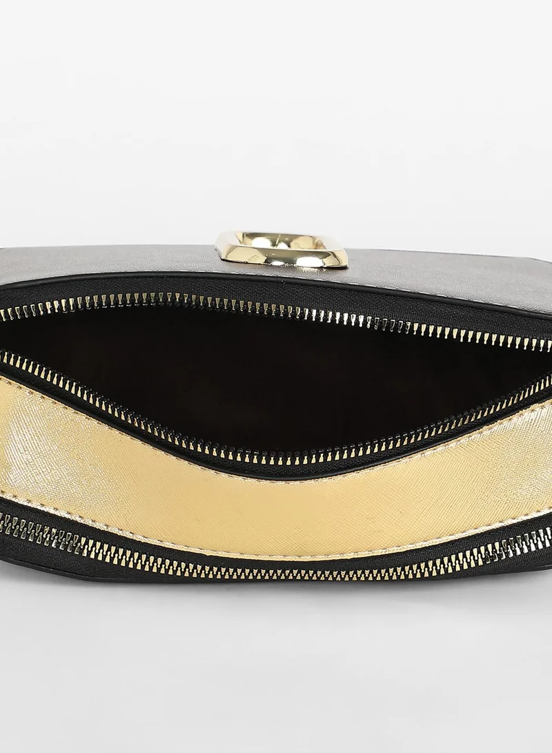 Haute Sauce The Block Box Sling Bag - Graphite Grey