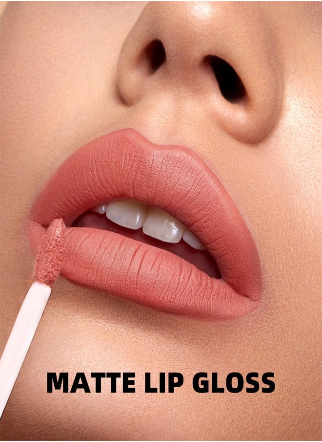 YOUNG VISION Velvet Matte Lip Gloss,Long-Lasting Makeup,Mist Lip Gloss No.04  - Image 2