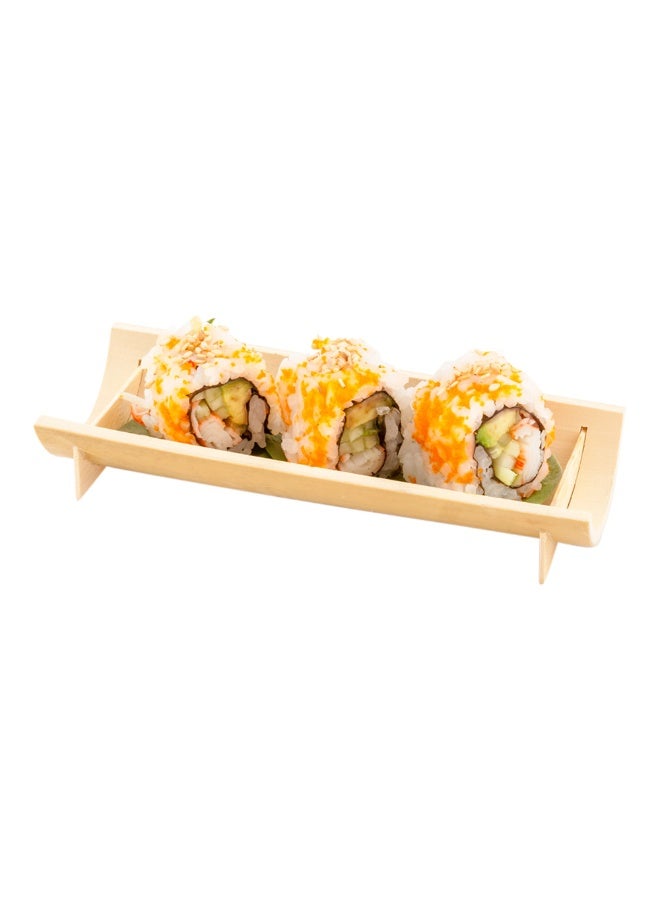 Restaurantware 6 Inch x 2.25 Inch Bamboo Canoe Dishes, 100 Large Bamboo Serving Boats - Heat Resistant, Disposable, Natural Bamboo Sushi Canoe Plates, For Parties Or Catering - Image 2