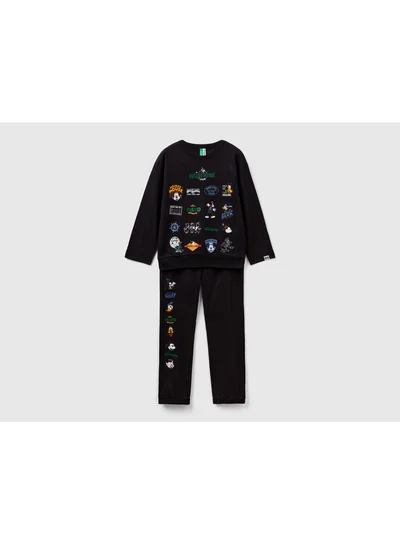 UNITED COLORS OF BENETTON Long Mickey Mouse Pyjamas