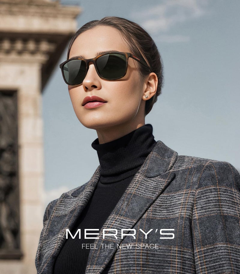 MERRY'S Square Polarized Sunglasses for Men Women Ultralight Shades Driving Fishing Golf UV400 S8668 - Image 2