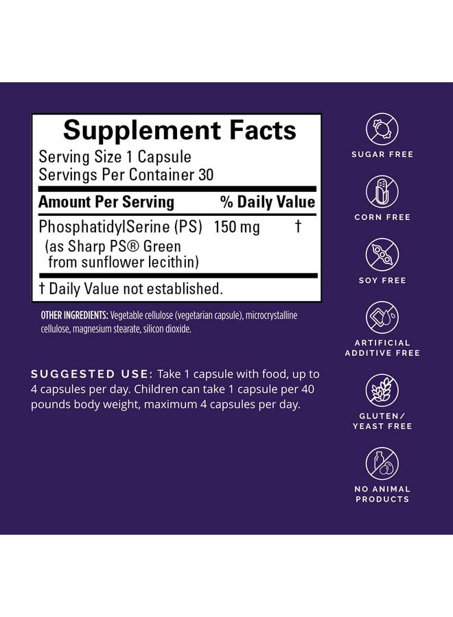 BRAINMD Dr Amen Neurops 30 Capsules 150 Mg Phosphatidylserine Promotes Mental Focus Energy & Memory Gluten Free 30 Servings - Image 3