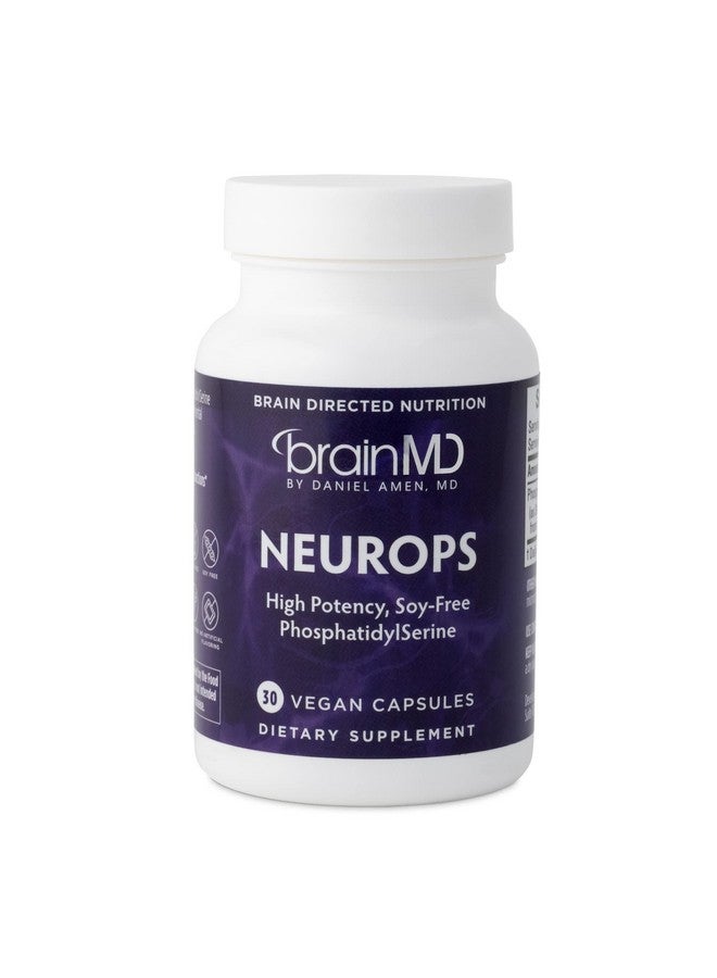 BRAINMD Dr Amen Neurops 30 Capsules 150 Mg Phosphatidylserine Promotes Mental Focus Energy & Memory Gluten Free 30 Servings - Image 2